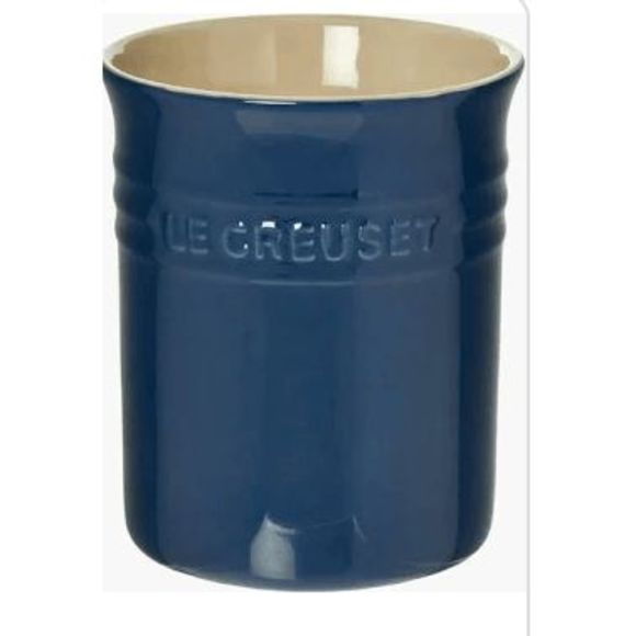 Le Creuset Kitchen Le Crueset 6 Crock Utensil Holder Stoneware Navy